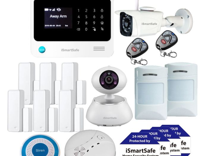 alarm system security smart systems gsm ip pstn wireless wifi camera 1080p external kerui